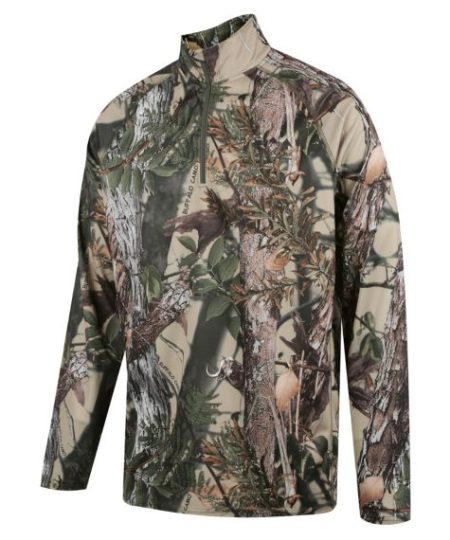 WHANAU QTR ZIP LONG SLEEVE TOP